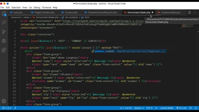 Tutorial Laravel 6 [ Part 6 ] UPDATE - Merubah Data didatabase смотреть онлайн