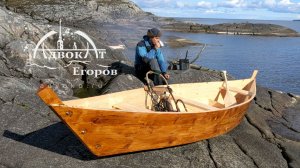 Весло из бревна за пару минут