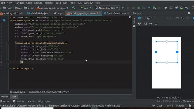 How to create Splash Screen with Lottie Animations - Android Studio | Android App Development | Jav смотреть онлайн