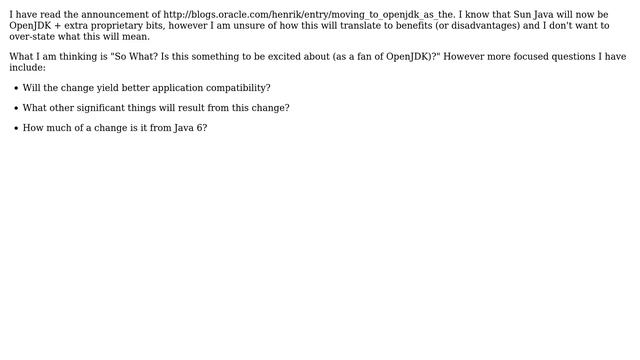 Unix & Linux: Significance of OpenJDK being Java 7 Reference? смотреть онлайн