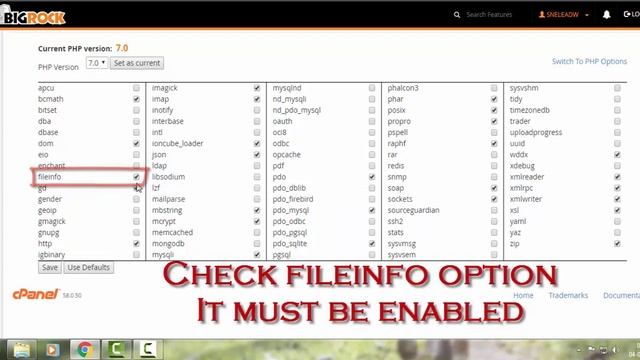 PHP extension 'fileinfo' requred - How to Enable fileinfo Extension in Cpanel? смотреть онлайн