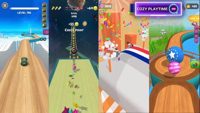 Going Balls vs Action Balls vs Flag Painters vs Fast Ball Jump - Android, IOS gameplay смотреть онлайн