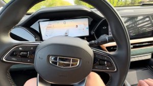 Коробка передач. Джойстик управление- ручной/мануальный режим.  Джили Монжаро/Geely Monjaro