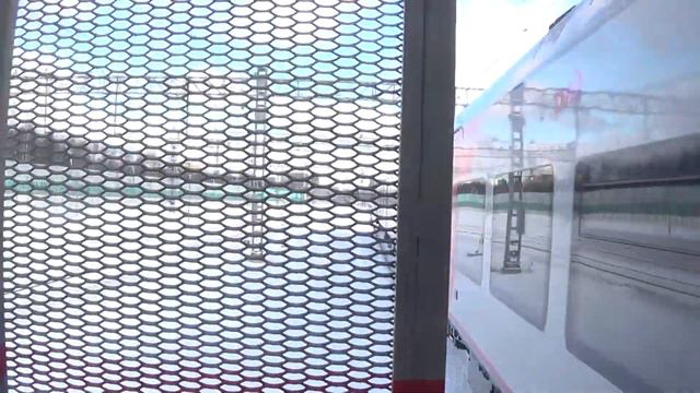 Электропоезд ЭС2Г-086 Ласточка станция МЦК Белокаменная смотреть онлайн