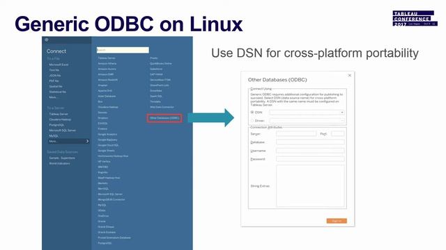 Connecting to datasources for Tableau Server on Linux смотреть онлайн