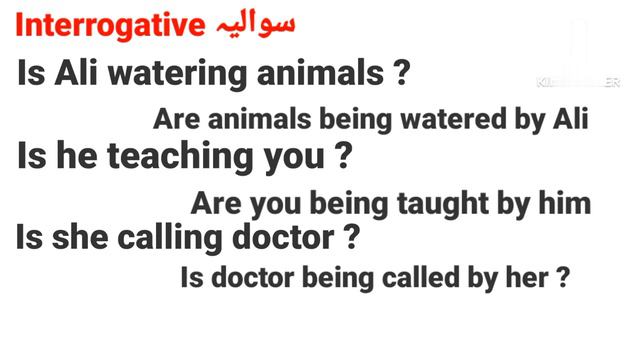 Present continuous tense passive voice | Active voice ko passive voice mein kaise badle | смотреть онлайн