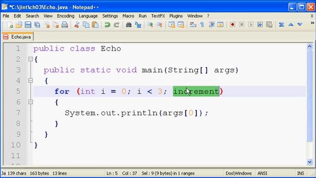Java SE Tutorial 5 - For Loops in Java смотреть онлайн