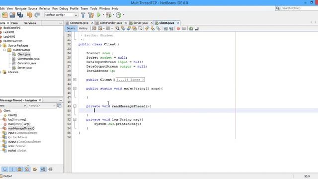 #9 TCP Simple Chat Program Multi Threads using Java Part 3 смотреть онлайн