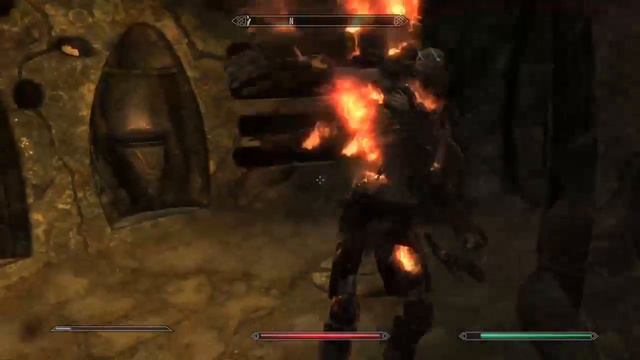 SKYRIM- HOW TO GET 100% RESISTANCE TO PHYSICAL ATTACK. (ALTERATION RITUAL SPELL) смотреть онлайн