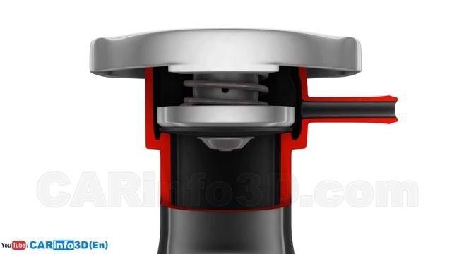 Engine cooling system / how does it work? (3D animation) смотреть онлайн