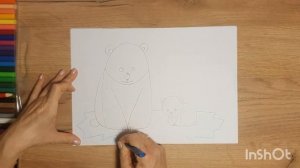 Как нарисовать животное из Красной книги ОЧЕНЬ ПРОСТО! Рисунок Белый медведь