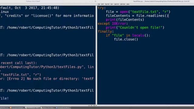 Python 3 Reading Text Files смотреть онлайн