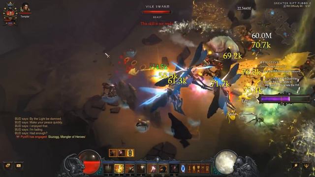 Diablo 3 PTR 2.4 Heaven Crusader GR 80 (Legacy of Nightmares 100%) смотреть онлайн