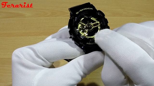 Обзор на часы Casio G-SHOCK GA-110GB-1AER. смотреть онлайн