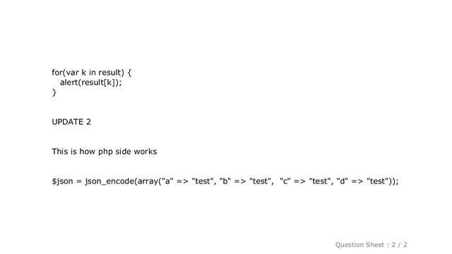 jQuery : foreach for JSON array , syntax смотреть онлайн