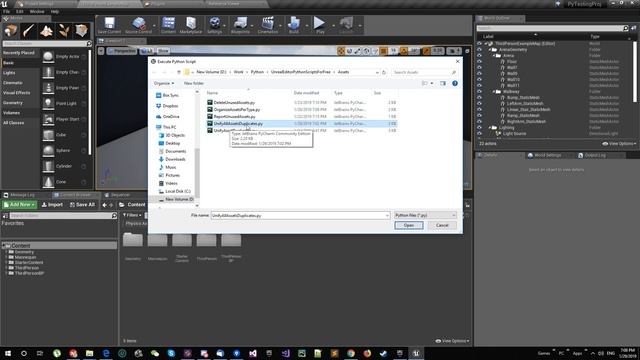 #UnrealEngine Python Scripts - 7 - Unify All Assets Duplicates смотреть онлайн
