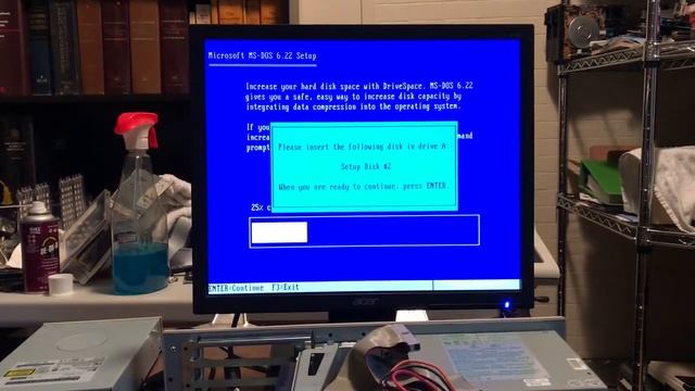 IBM 486 - Part 1 - Installing MS-DOS on an old 80486 system - STB112 смотреть онлайн