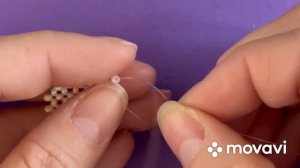 Овечка из бисера в технике крестик#бисероплетение #фигуркиизбисера #бісероплетіння #овечки #рек