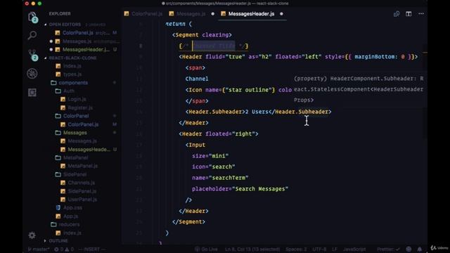 Scaffold ColorPanel Message Components смотреть онлайн