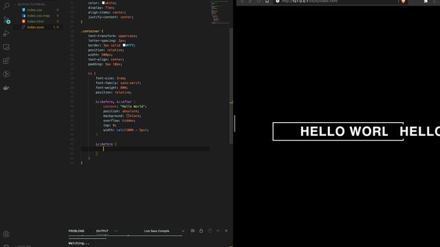 Glitch Animation with Pure HTML and CSS смотреть онлайн