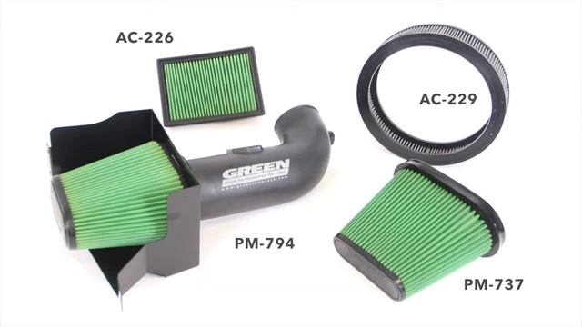 Green High Performance Corvette Air Filter смотреть онлайн