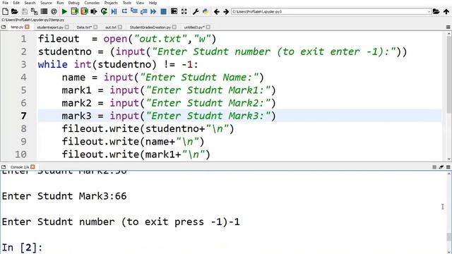 Python example to create a file and retrieve and process its data смотреть онлайн