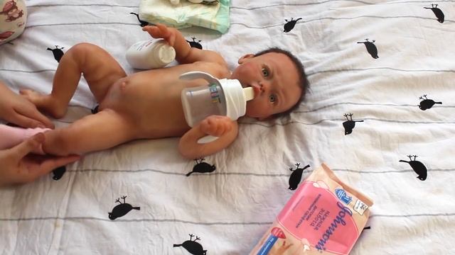 Вечерние процедуры с силиконовым реборном