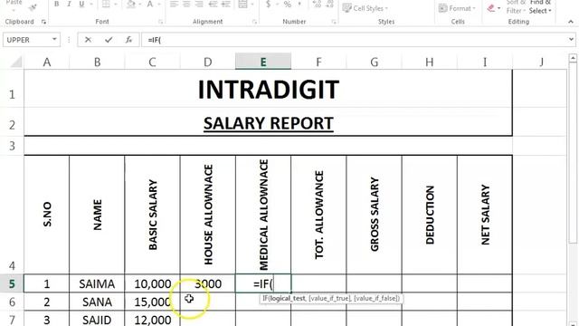 Ms Excel Lecture 4 Employee's Salary Report (Teacher 2) By SAHIL Social Service (SSS) Division смотреть онлайн