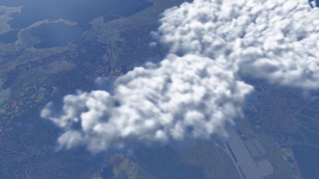 X-Plane 11 | Spitfire | Volumetric Clouds | Flight Simulator смотреть онлайн