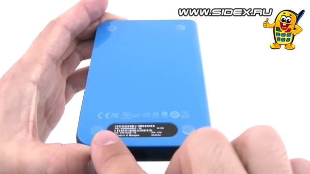 Sidex.ru: Видеообзор внешнего HDD WD My Passport Essential 500 Gb Blue (rus) смотреть онлайн