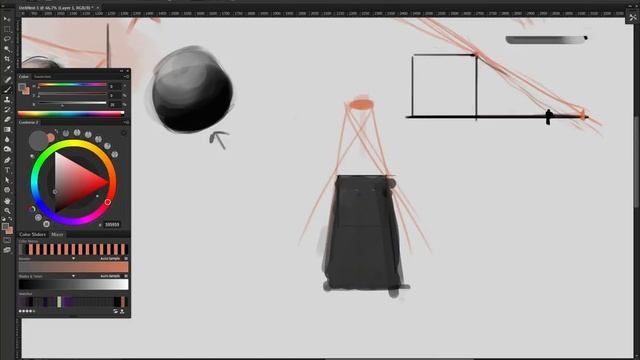 уроки рисования с Servalt: Занятие 3 - светотень смотреть онлайн
