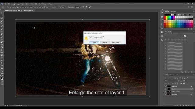 Grunge Rain Effect Photoshop Tutorial смотреть онлайн