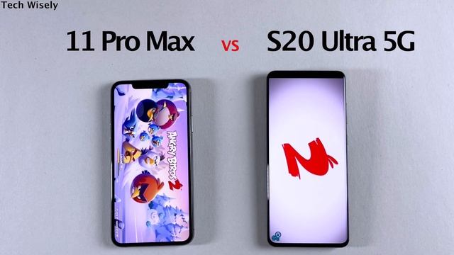 iPhone 11 Pro Max vs S20 Ultra 5G | SPEED TEST смотреть онлайн