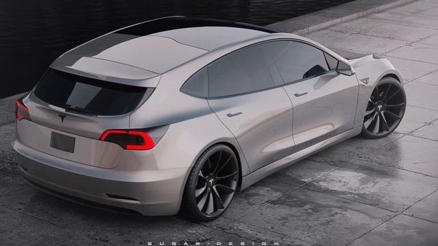 Hyundai Ioniq 5 Inspires Rending of Tesla Model 3 Hatchback смотреть онлайн