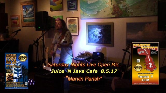 Marvin Parish @ Juice 'N Java Cafe Open Mic 8.05.17 смотреть онлайн