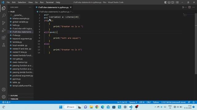 if elif and else statement in python [Hindi] смотреть онлайн