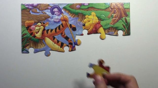 Winnie the Pooh. Umbrella-Boat. puzzle. Винни Пух. Зонтик-лодка. пазл. смотреть онлайн