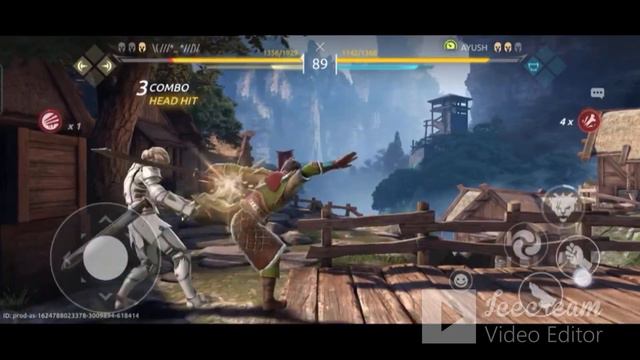 SHADOW FIGHT ARENA || 1 vs 3 gameplay of yukka , shang , kate combo смотреть онлайн