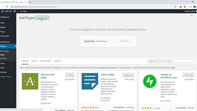 How to Install a WordPress Plugin from a Zip File - WordPress Plugin Installation смотреть онлайн