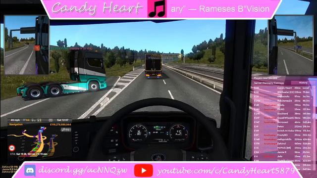 (ENG) TruckersMP-ETS-Harmony Convoy July смотреть онлайн