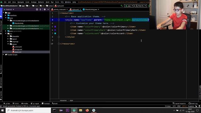 Android Programlama Dersleri #10: ScrollView Kullanımı Ve Uygulamamızı Telefona Kablosuz Yüklemek смотреть онлайн