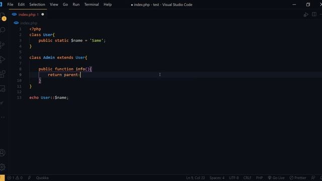 PHP OOP Class Static Properties | PHP Beginner Tutorial OOP Static Properties смотреть онлайн