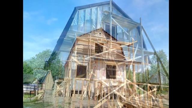 Утепление дома из профилированного бруса в 50мм и обшивка сайдингом смотреть онлайн