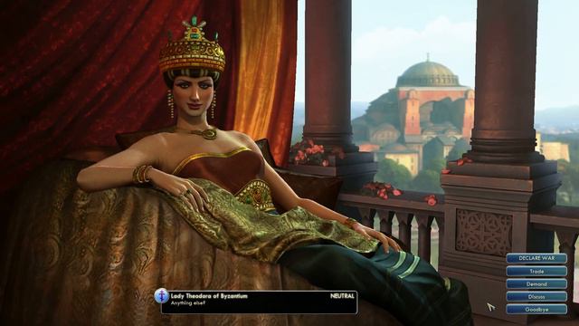 Civilization V Leader | Theodora of Byzantium смотреть онлайн