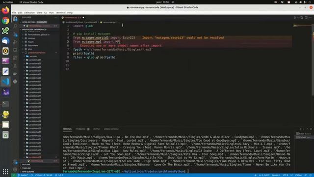 Problemas em Python - Manipular TAGs de Arquivos MP3 смотреть онлайн