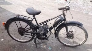 Советский мотовелосипед ПВЗ, Пенза. С двигателем Д8э.