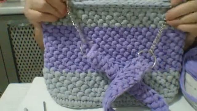 Решилась и связала себе две сумочки на лето. Рукоделие. Вязание крючком. смотреть онлайн