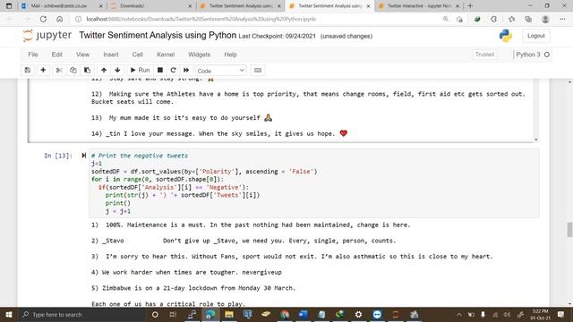 GR 12 Twitter Sentiment Analysis: Practical Demonstration using Python in Jupyter Notebooks смотреть онлайн