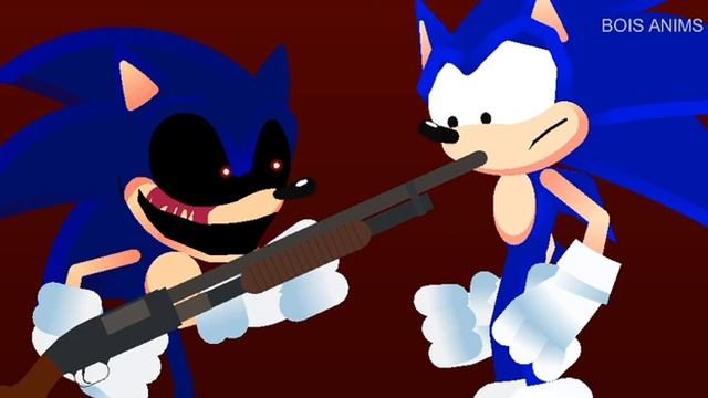 Sonic.EXE Vs Sonic The Hedgehog - (Stick Nodes Animation) смотреть онлайн
