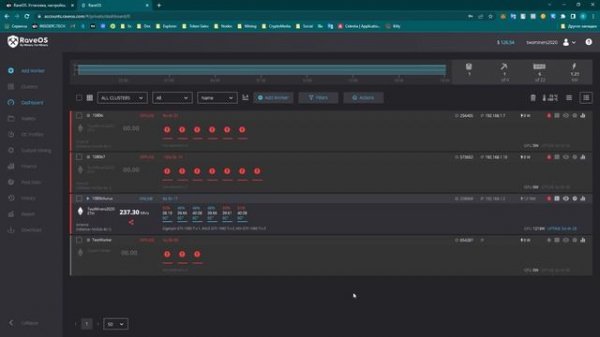 RaveOS. Запуск майнинга! Установка, настройка, разгон видеокарт и обновление системы